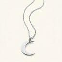 Qamar Nurani Crescent Necklace