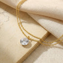 White Petal Shell Layered Anklet