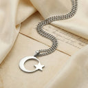 Qamar Lunar Star Necklace