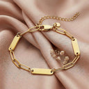 Hailey Gold Chain Bracelet