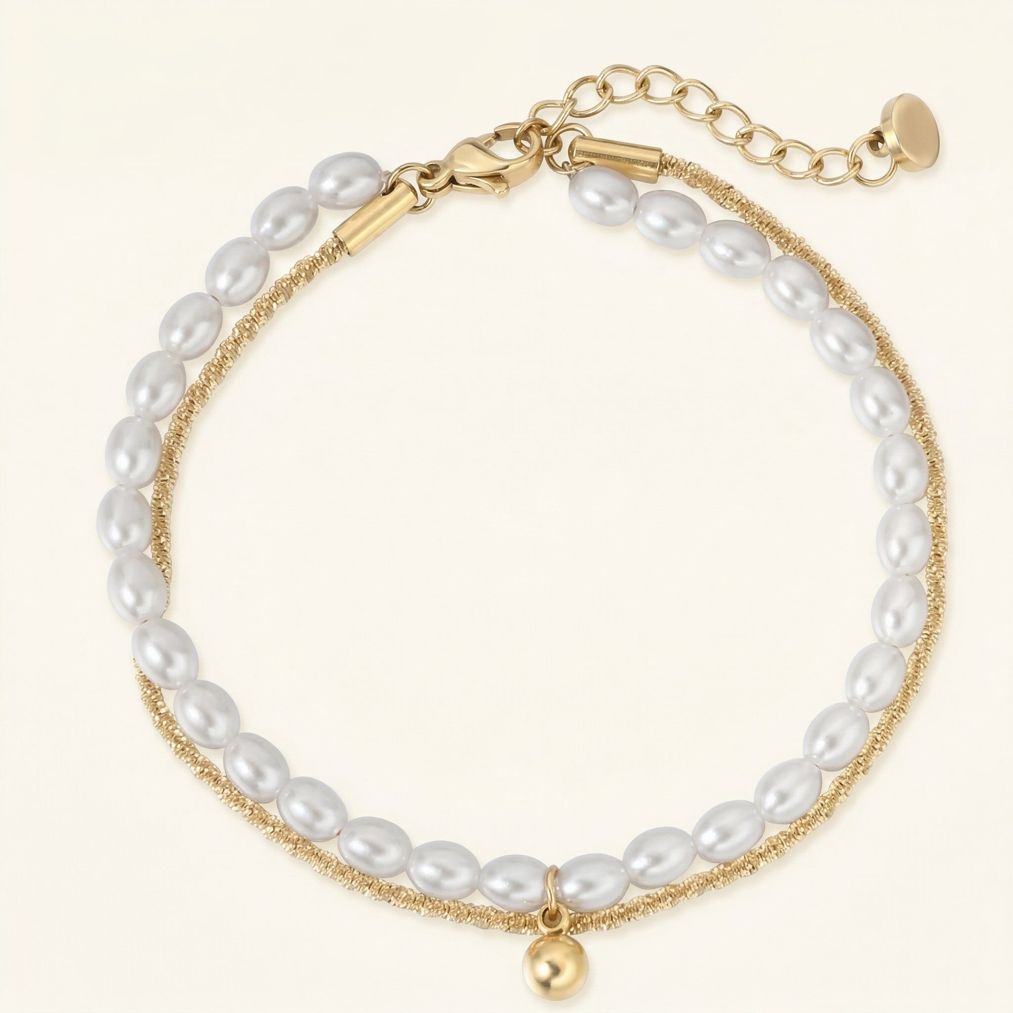 Aria Layered Pearl Bracelet