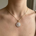 Qamar Zinnia Necklace