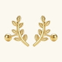 Qamar Sakinah Leaf Earrings