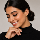 Zahra Rosette Studs - Gold