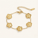 Golden Clover Bracelet