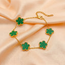 Malachite Bloom Bracelet