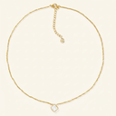 Zahra Rosette Necklace - Ivory