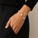 Zahra Rosette Bracelet - Ivory