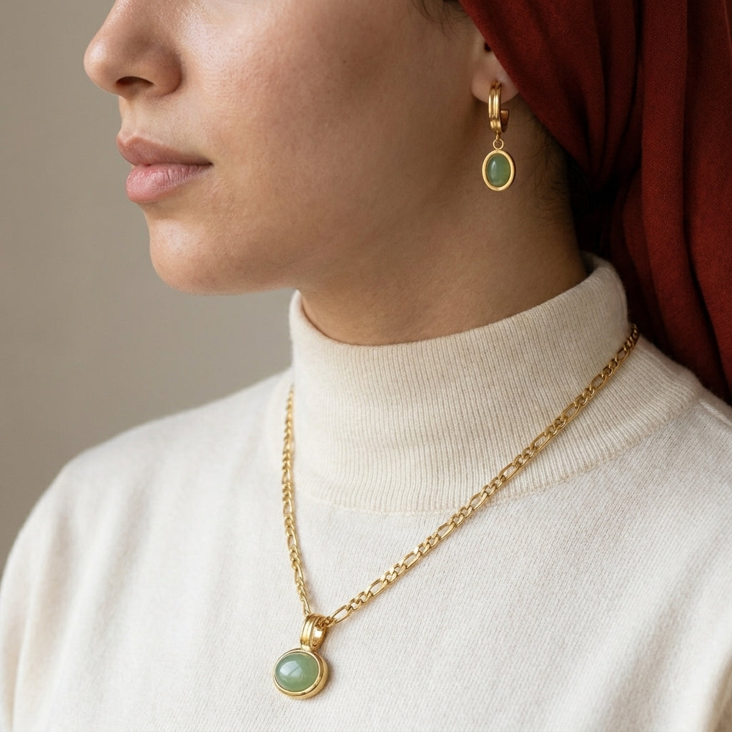 Jade Stone Drops