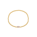 Gold Bead Gem Bracelet