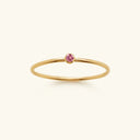 Amelia Birthstone Stacker Ring