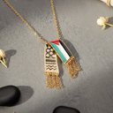 Qamar Keffiyeh Necklace