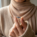 Layered Bell Gem Ring