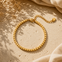 Lexi 18K Gold Cube Bracelet