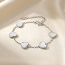 Every Silver Heart Bracelet