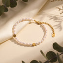 Moonstone & Pearl Bead Bracelet