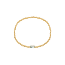 Gold Bead Gem Bracelet