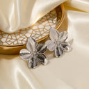 Allysa Flower Gold Earrings