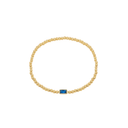 Gold Bead Gem Bracelet