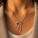 Qamar Palestine Charm Necklace