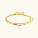 Qamar Unity Herringbone Bracelet