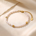 Moonstone & Pearl Bead Bracelet