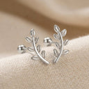 Qamar Sakinah Leaf Earrings
