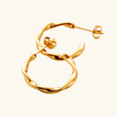 Qamar Hiba Hoop Earrings