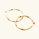 Qamar Hiba Hoop Earrings