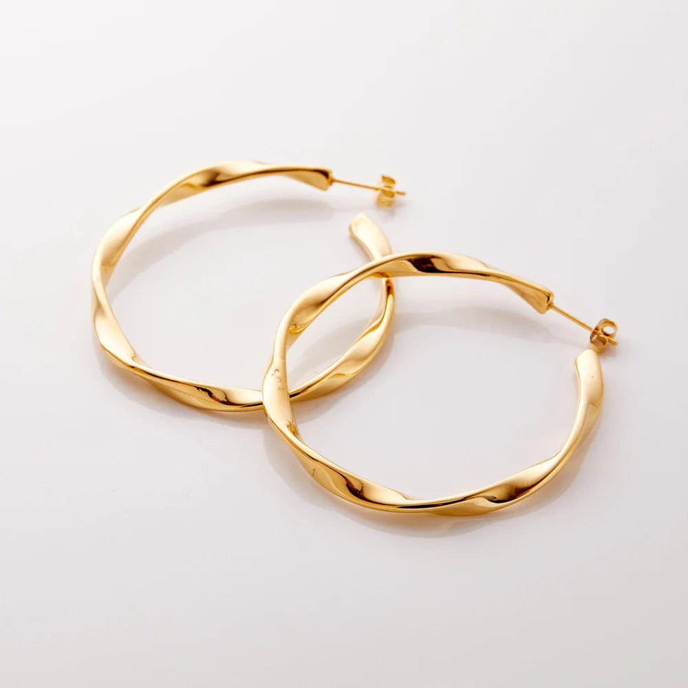 Qamar Hiba Hoop Earrings