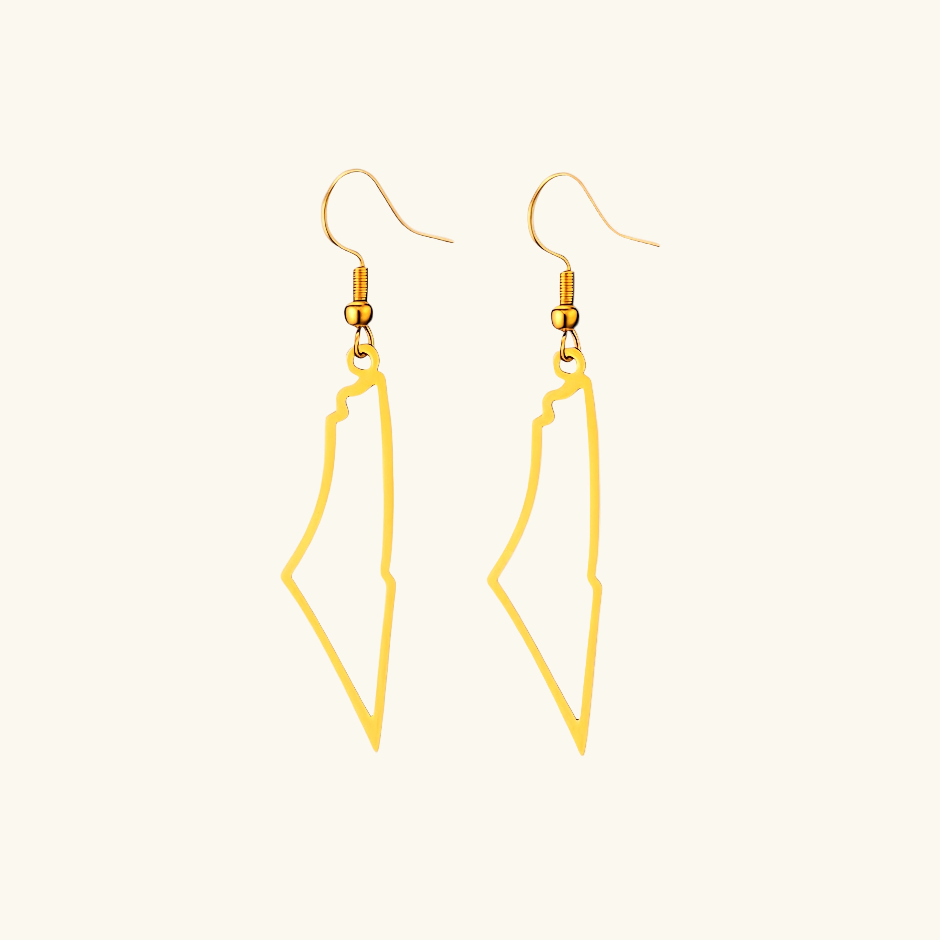 Qamar Palestine Outline Earrings
