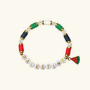Qamar Palestine Gold Bead Bracelet