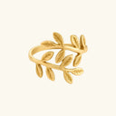 Qamar Palestine Olive Leaf Ring