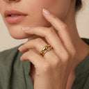 Sculpted Wave Ring