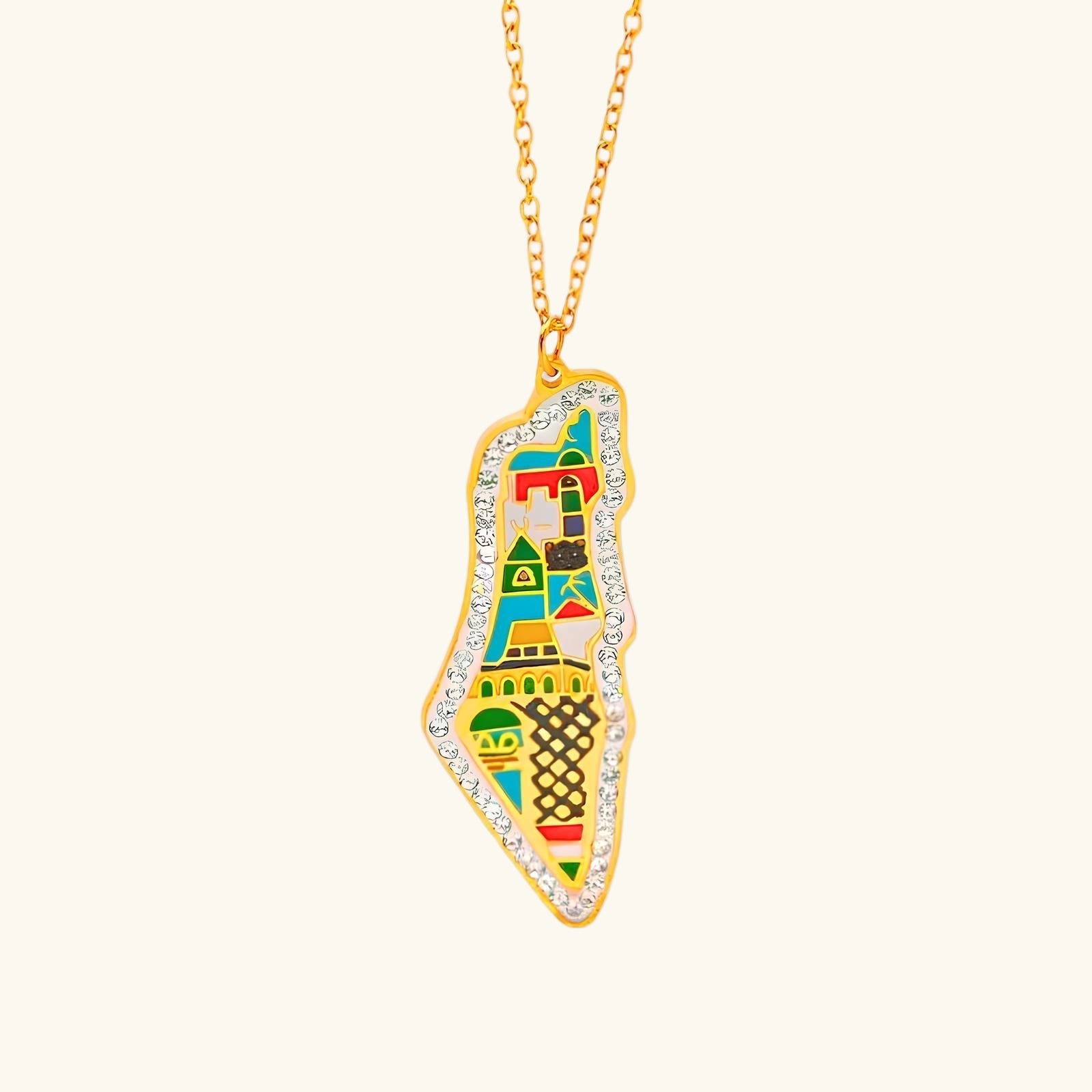 Qamar Palestine Heritage Necklace