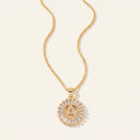 Sparkle Letter Initial Necklaces