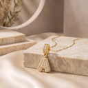 Sparkle Letter Initial Necklaces