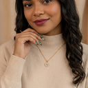 Sparkle Letter Initial Necklaces