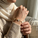 White Blossom Petal Bracelet