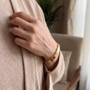 Gold Clover Bangle