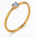 Petite Birth Gem Ring