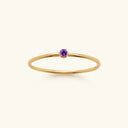 Amelia Birthstone Stacker Ring