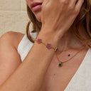 Lucky Red Clover Leaf Bracelet